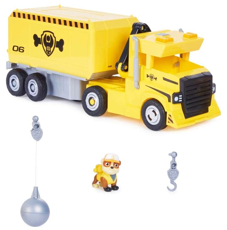 PAW Patrol Big Truck Pups - Rubble 2 in 1 Transforming X-Treme Truck with Excavator £16.20 - Free collection @ Argos