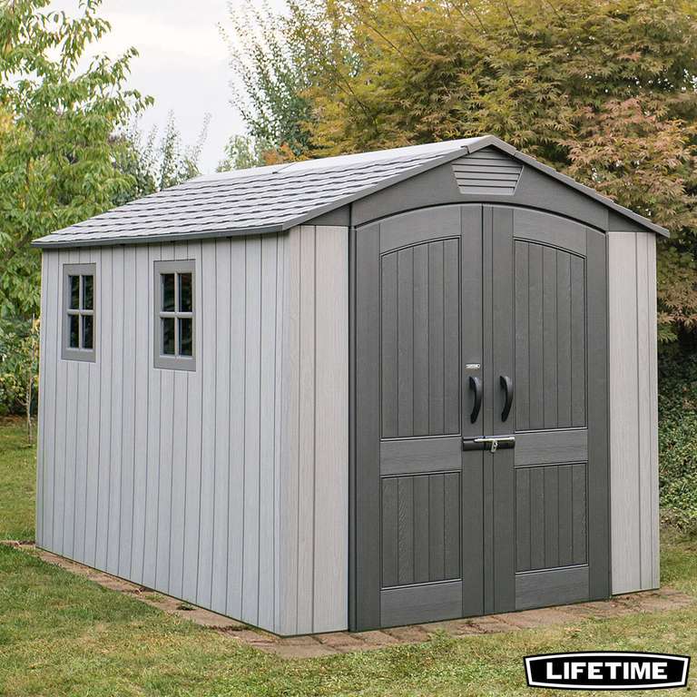 Lifetime 7ft x 12ft (2.14 x 3.57m) Wood Look Storage Shed - Model 60311U - £1099.99 (membership required) delivered @ Costco
