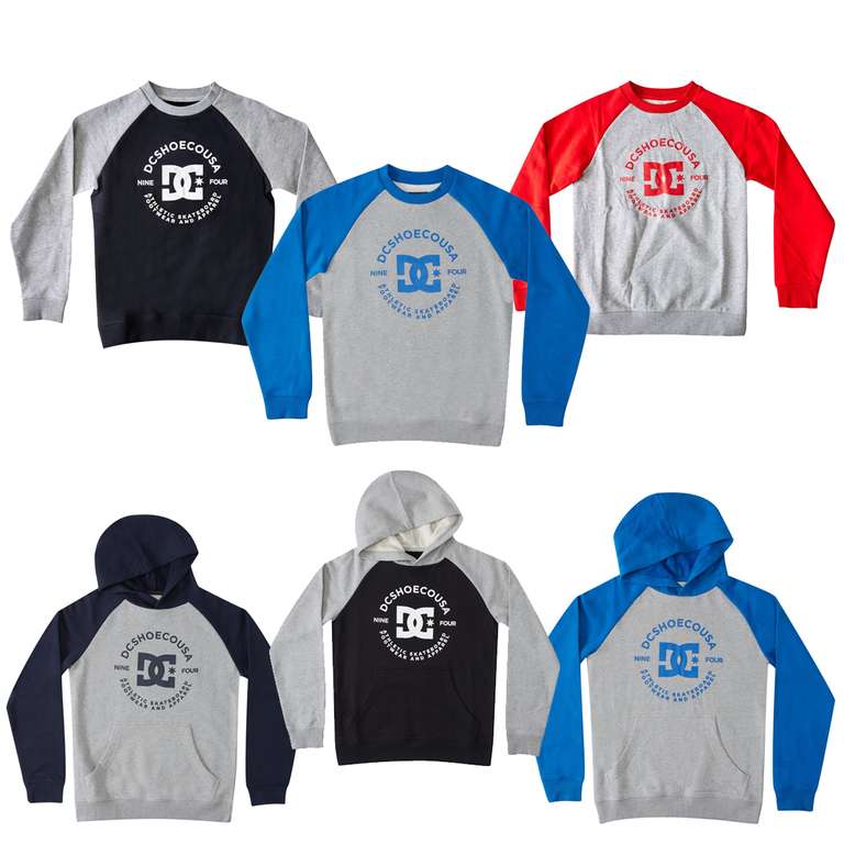 Boys DC Star Pilot 2022 100% Cotton Sweatshirt £10.19 / Hoodie £11.89 With Code / DCCrew Members Only (Free To Join) @ DC Shoes