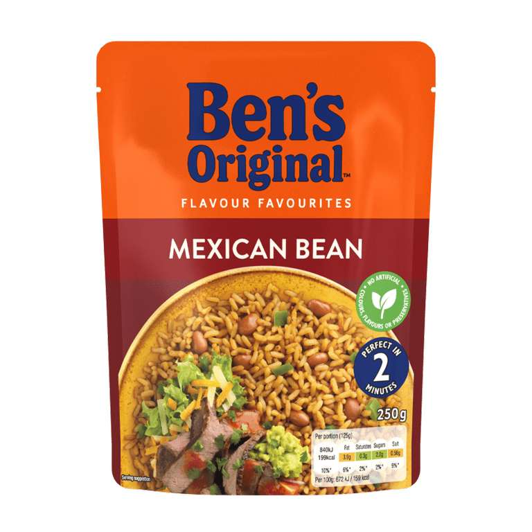 Ben's Mexican Bean Rice - 250g - 59p instore @ FarmFoods, Ipswich