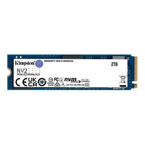 2TB - Kingston NV2 PCIe Gen 4 x4 NVMe SSD - £81.14 delivered @ Ballicom