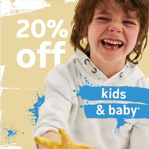 20% Off Kids & Babywear Event - starting 9th October @ Sainsbury's Tu Clothing