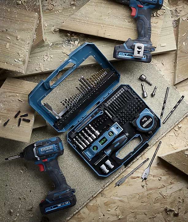 Erbauer 100 piece Multi-purpose Drill 