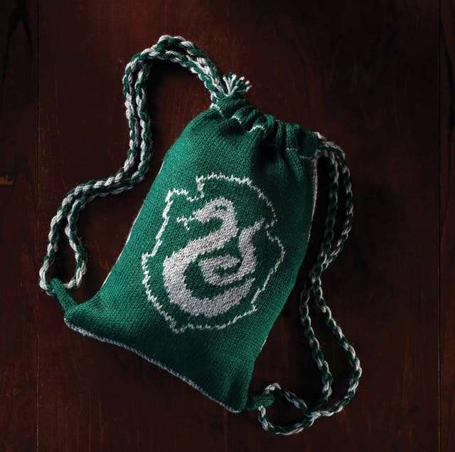 Harry Potter Slytherin or Ravenclaw Reversible Backpack Knitting Kit