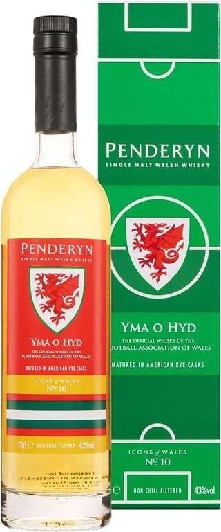 Penderyn Yma o Hyd Limited Edition Welsh whisky (matured in Rye casks) 43% ABV 70cl