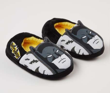 DC Batman Slippers now £3.40 with code + Free Click and Collect @ Nutmeg Morrisons