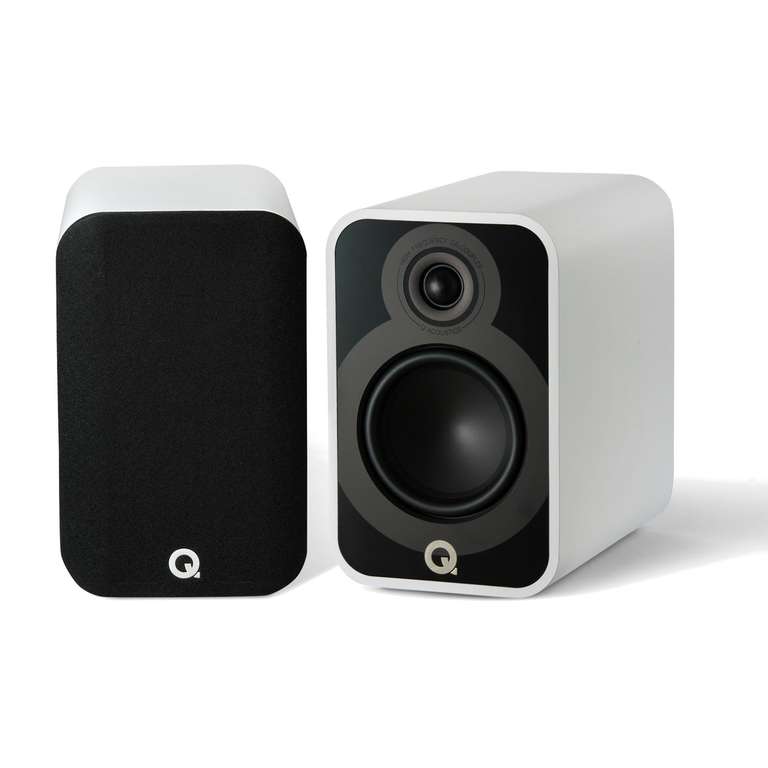 Q Acoustics Q 5000 series Sale ( Q 5040 Floorstanding Speakers £699 + others inside / Satin White / Factory Refurbished / 5 year warranty )