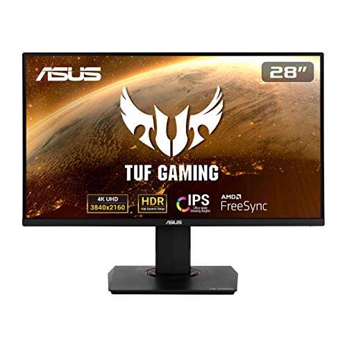 ASUS TUF Gaming VG289Q, 28" 4K (3840x2160) Gaming monitor, 350nits, IPS, 90% DCI-P3, DP, HDMI, FreeSync, Low Blue Light, Flicker Free