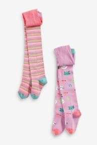 Pink/ Purple 2 Pack Cotton Rich 