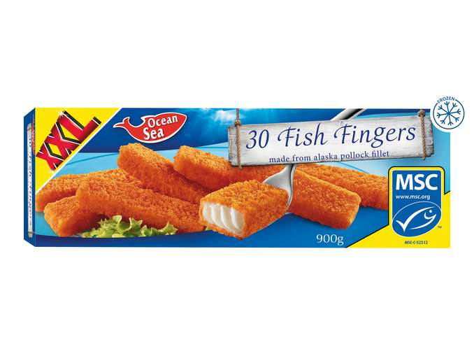 Ocean Sea 30 fish fingers (Pollock Fillet) for £2.99 at Lidl