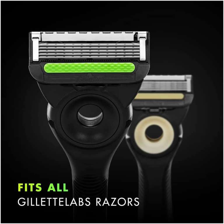 Gillette Labs Razor Blades Men, Pack of 9 Razor Blade Refills, Compatible with GilletteLabs with Exfoliating Bar and Heated Razor - £19 S&S