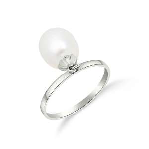 £15 Off No Minimum Order - Example ,Oval Cut Pearl Ring 4 ct in Sterling Silver ,£25 with code + Free Delivery @ QP Jewellers