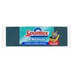 Spontex Washups Sponge Scourers Non Scratch / General Purpose (Pack of 4) - £1 / 90p Subscribe & Save @ Amazon