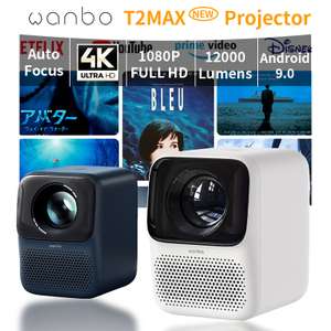 Wanbo (Xiaomi Eco-Chain Brand) T2 MAX NEW 1080P LCD/AUTO Focus Projector with android (using store and Aliexpress coupons) @Mi Homes Global