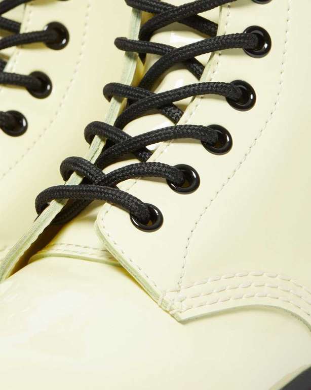 Dr Martens 1460 Patent Leather Lace Up Boots Cream - £69 Delivered @ Dr Martens