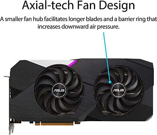 ASUS Dual AMD Radeon RX 6700 XT STD Edition 12GB GDDR6 £349.99 (£284.99 after cashback) at Amazon