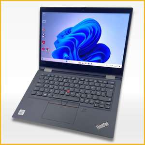 Refurbished Lenovo ThinkPad X13 Yoga 2-in-1 i5-10210U 8GB Ram 256GB FHD Touchscreen Laptop - w/Code, By newandusedlaptops4u