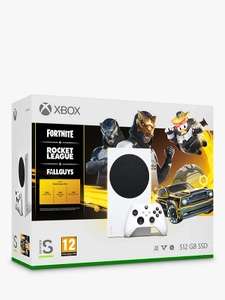 Xbox Series S with Fortnite, Fall Guys, Rocket League Bundle, 2 Yr Wrnty - £234.99 with code (Selected MyJL Members) @ John lewis & Partners