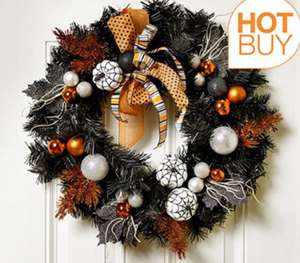 Halloween 24 Inch (60cm) Decorative Wreath @ Costco online (Ends today)