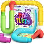 IMedic 12pcs Pop Tubes - Fidget Toys Pack - Sensory Toys Autism - Sensory Pop Tubes For Autism And Special Needs - Sold by Ideal Direct Ltd