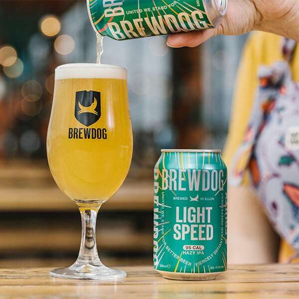 24 Cans Brewdog Lightspeed New England IPA Craft Beer £19.99 With Free delivery @ Discount Dragon