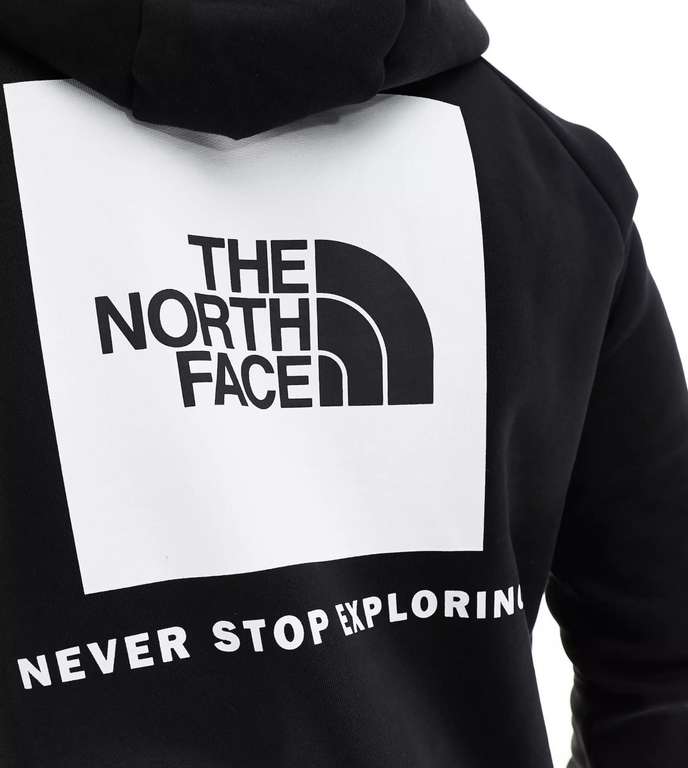 Mens North Face Raglan Hoodie in black