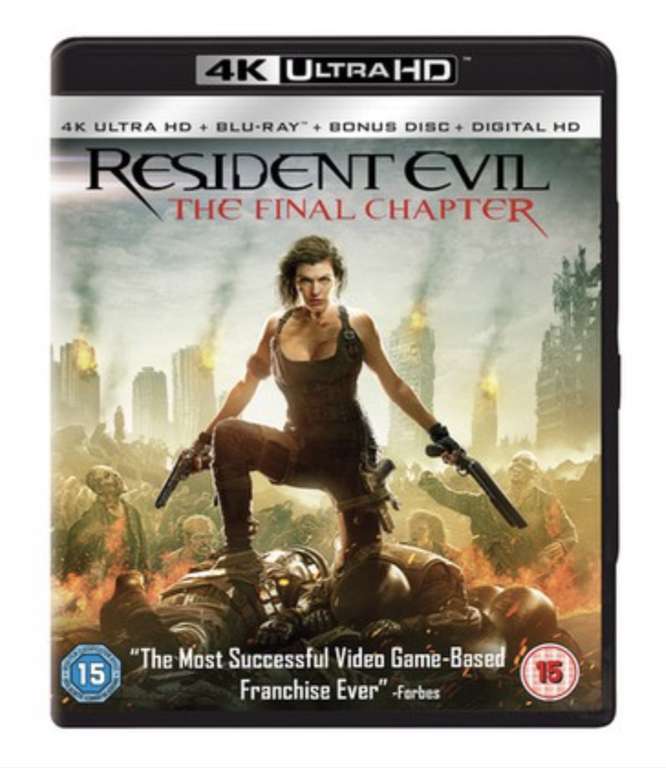 Resident Evil: The Final Chapter 4k (used)