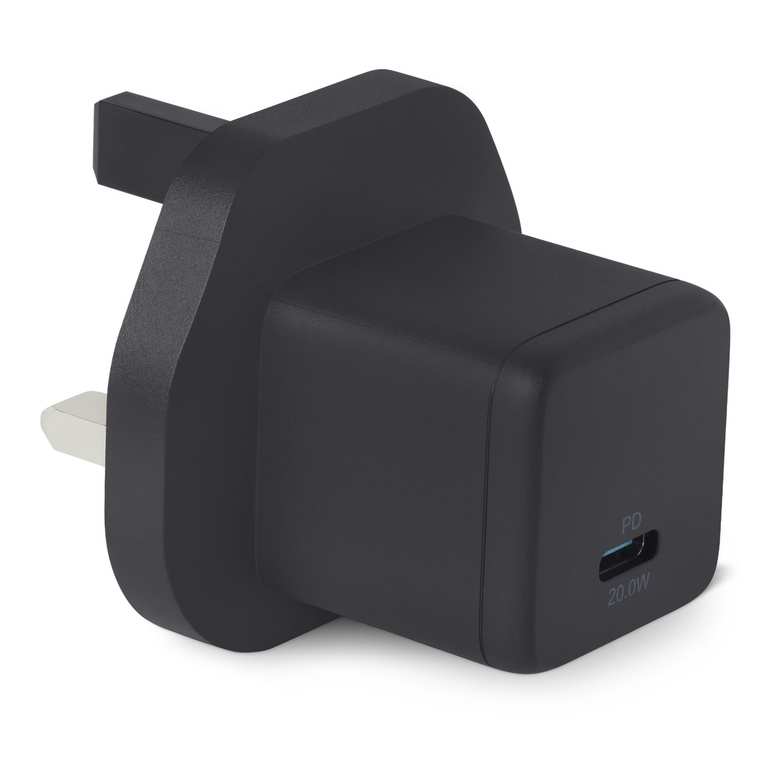 Amazon Basics Fast 20W USB-C GaN Charger - PD 3.1, PPS | Black