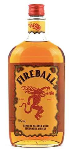 Fireball Cinnamon Whisky Liqueur, 1L