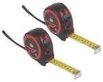 Forge Steel 8M Tape Measure Set 2 Pack - £4.99 with unique code on app (selected accounts) + Free Collection @ Screwfix