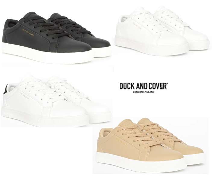 Duck and Cover Trainers 5 Colour's to Choose From Using Code