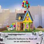 LEGO Disney and Pixar ‘Up’ House Buildable Toy with Balloons, Carl, Russell and Dug Figures 43217