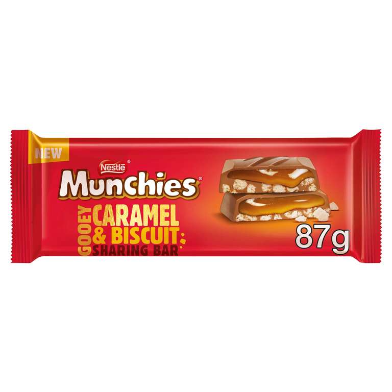 Munchies Gooey Caramel & Biscuit Bar (Gluten-free) £1 @ Iceland