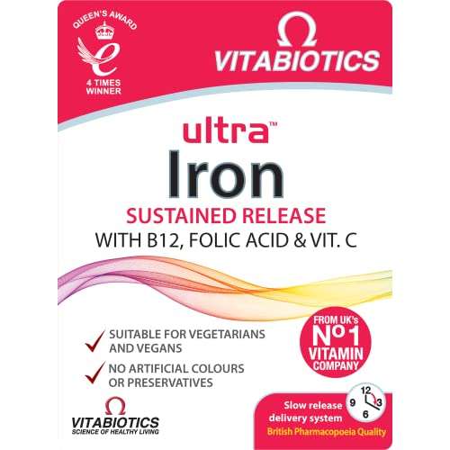 Vitabiotics Ultra Iron Tablets, Pack of 30