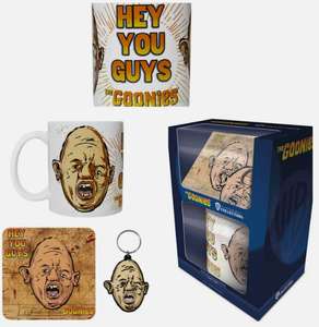 The Goonies : Sloth Mug, Coaster & Keychain giftset