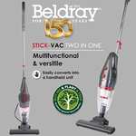 Beldray BEL0770N-GRY 2-in-1 Multifunctional Stick & Handheld Vacuum Cleaner £20.99 @ Amazon