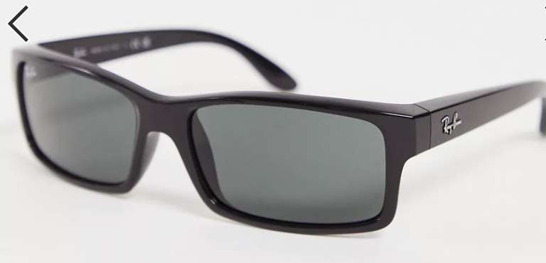Ray-Ban Slim Square Sunglasses In Black - £58.87 (With Code) @ ASOS