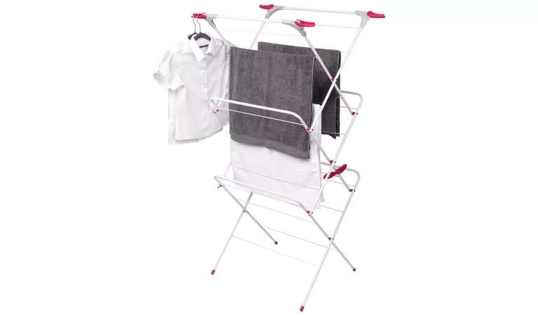 Salter Warm Harmony 15m 3 Tier Deluxe Indoor Clothes Airer - Free C&C (Selected locations)