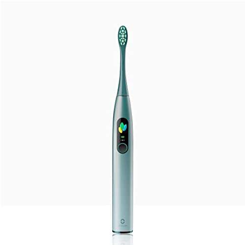 Oclean X Pro Smart Sonic Electric Toothbrush Green - £29.49 With Voucher @ Amazon