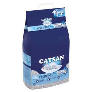 Catsan Hygiene Plus 20L £9.69 Free Delivery over £10 via Zooplus