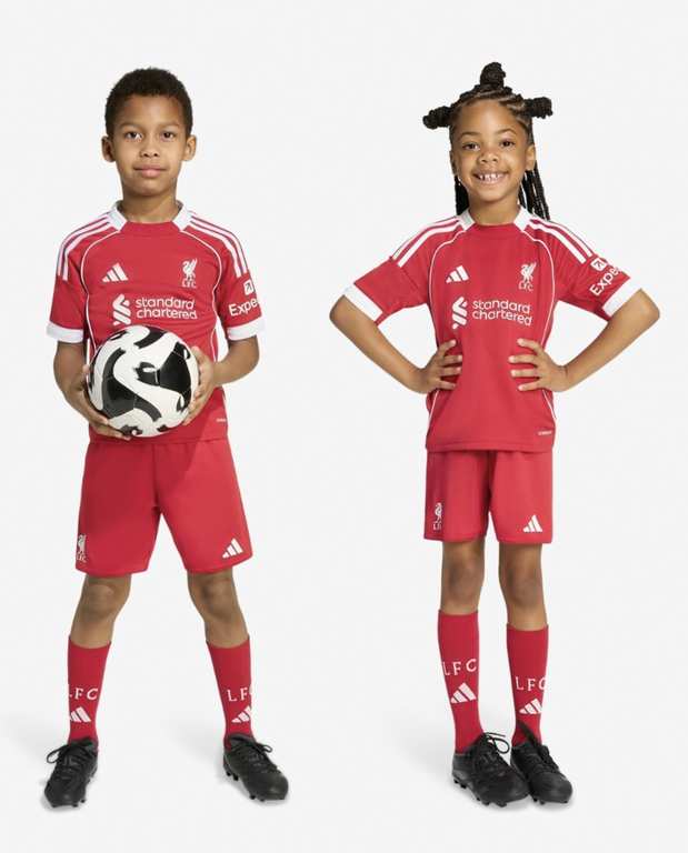 Liverpool FC adidas 25/26 Mini Kids Football Kit Home, Away or Goalkeeper photo 3