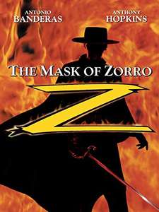 The Mask of Zorro (1998) 4K / UHD digital movie £3.99 @ Amazon Prime Video
