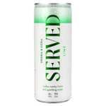 Served Lime / Rasberry Hard Vodka Seltzer 250ml 4% Vol - Free with the Greenjinn App