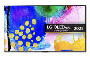 LG G2 55 inch OLED Evo 4K Ultra HD HDR Smart TV & Free LG G1 Dolby Atmos soundbar & subwoofer £1499 at Richer Sounds