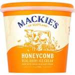 Mackie's of Scotland Strawberry Swirl Real Dairy Ice Cream 1L / Honeycomb 1L / Traditional Real Dairy 1L