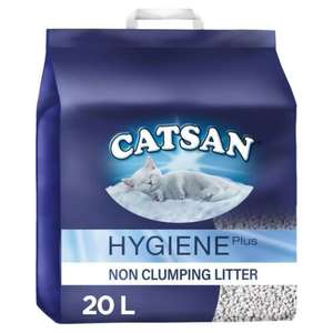 Catsan Hygiene Non Clumping Cat Litter 20L W/code / Multibuy discount (2 = £10.62 each, 3 = £10.52 each, 4+ = £10.41)