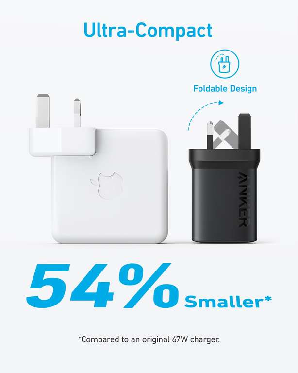 Anker 67W USB C Charger (w/voucher) - Supports Samsung's SFC2 w/code sold by AnkerDirect FB Amazon