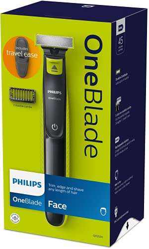 Philips OneBlade FaceTrim, Edge, Shave for Any Length of Hair Wet & Dry - Open Box Like New £19.03 @ Amazon Warehouse