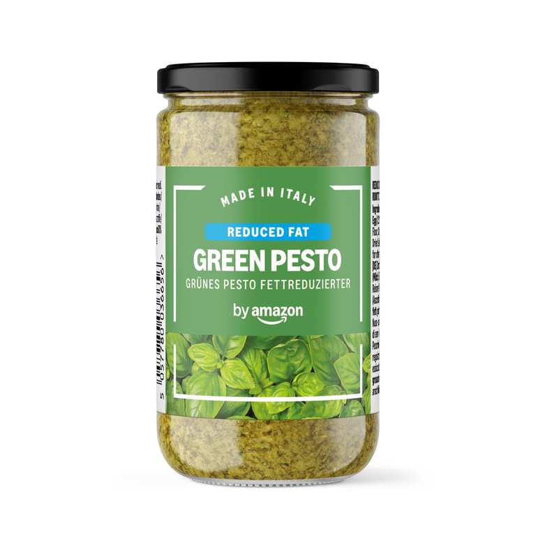 by Amazon Reduced Fat Green Pesto, 190g (71p-67p with s&s) - £2.55 for 4 with Prime