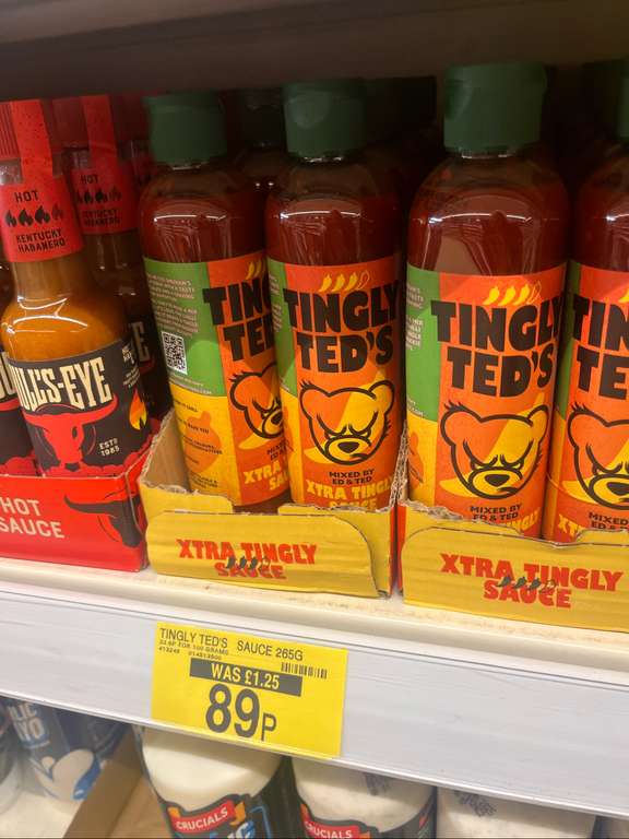 Tingly Ted’s Xtra Tingly Hot Sauce 265g - Westhoughton
